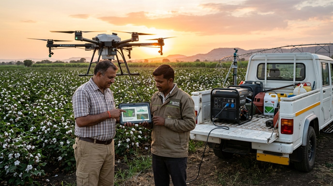 Falkdrone F40 vs Tractor Spraying: Complete Cost-Benefit & ROI Breakdown for 50+ Acres