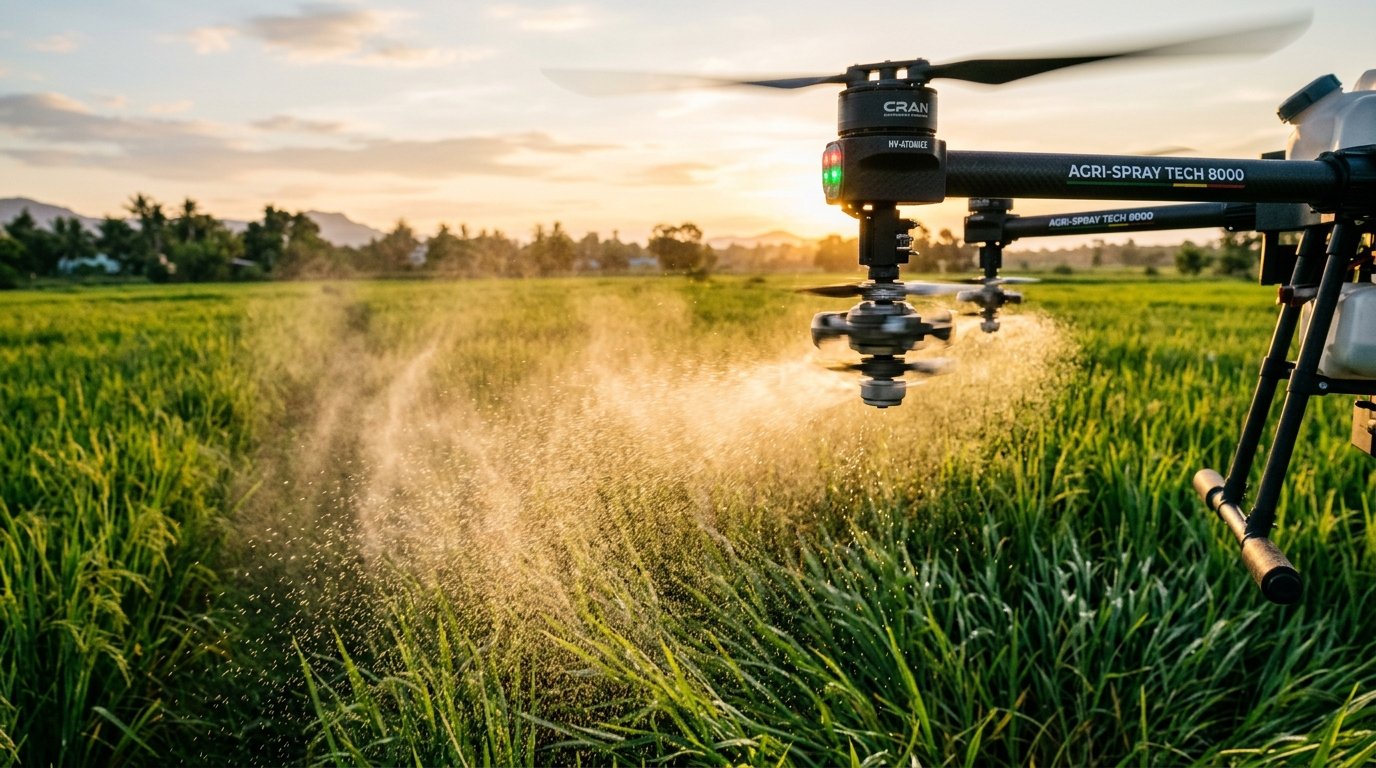 Ultra-Low Volume (ULV) Spraying: How Indian Farmers Save 90% Water & 30% Chemicals